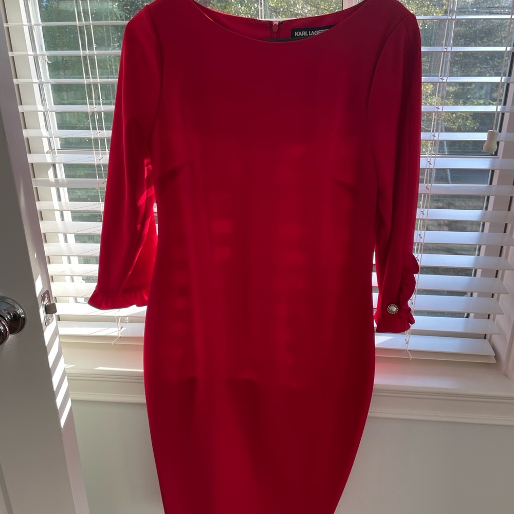beautiful dress. worn once!  excellent condition!  Perfect for holidays - Picture 2 of 5